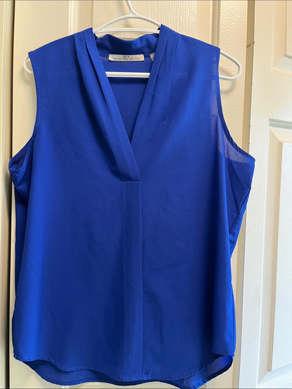 Dex Sleeveless V-Neck Camisole — Royal Blue